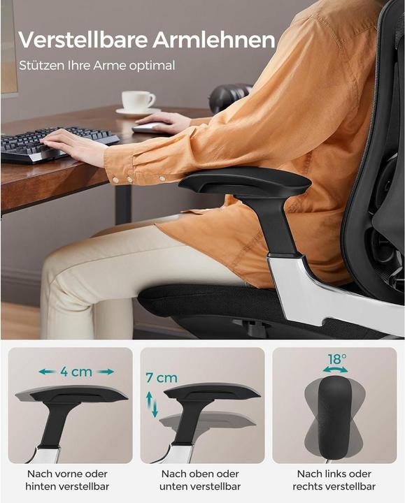 Actual product image Songmics Office chair