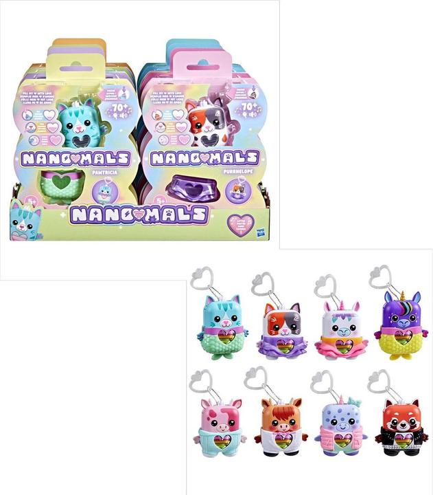 Actual product image Hasbro Nano-Mals Elektronische Fidget-Tierchen