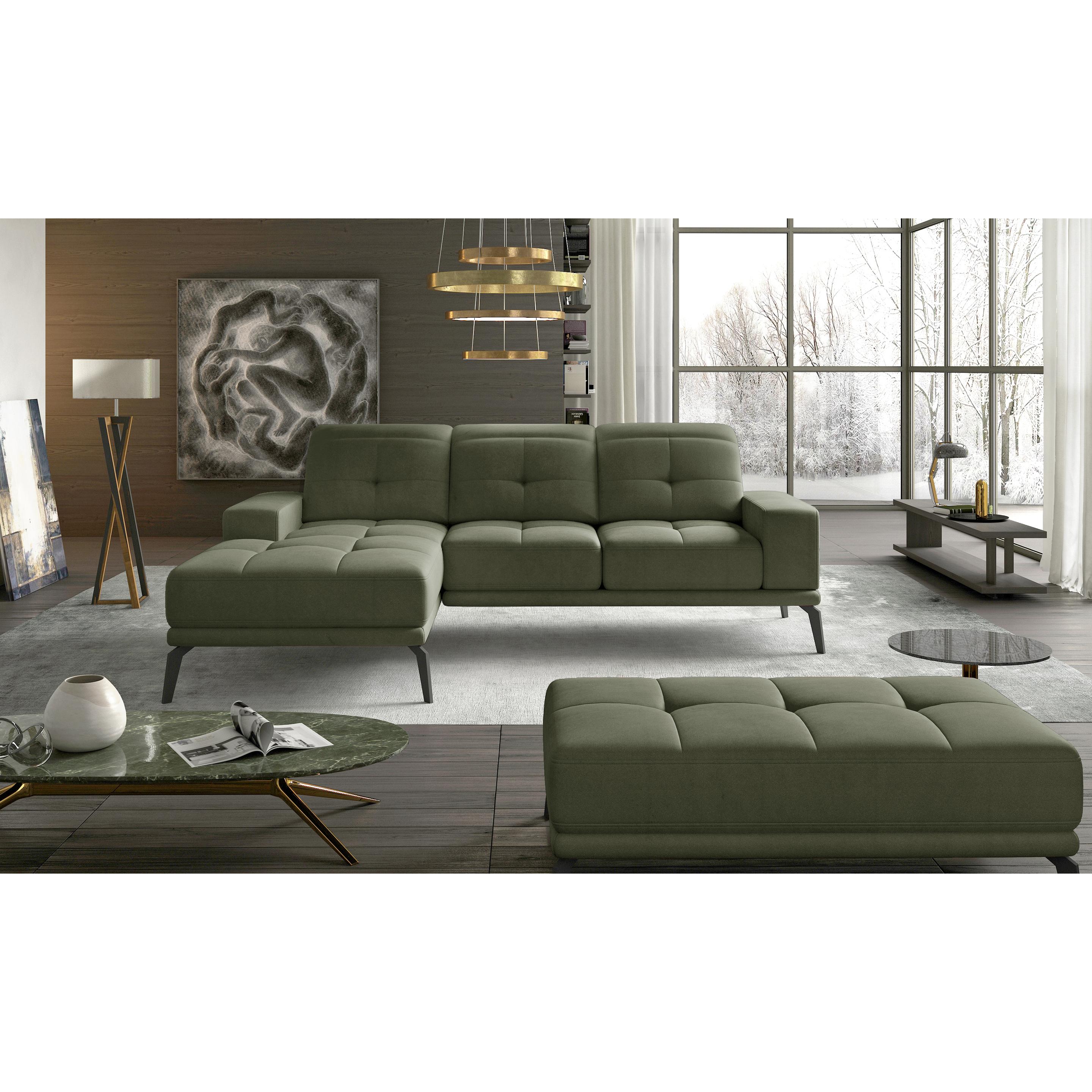 ELTAP, Sofa, Narożnik Torrense + Puf (Ecksofa, 4-Sitzer, Bettsofa)