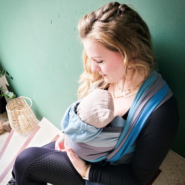 Actual product image Hoppediz Baby sling woven baby sling (5.40 m)