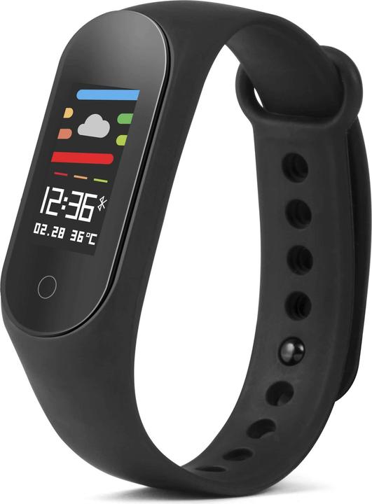 Technaxx TX-HR6 2.44 cm (0.96") Activity Tracker Wristband Nero IP67 (18.90 mm)