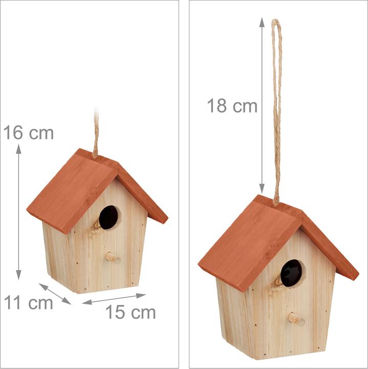 Produktbild Relaxdays Deko-Vogelhaus
