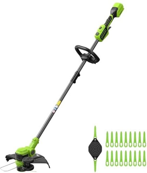 Greenworks Tagliabordi Senza Filo Brushless (Kunststoffmesser, Trimmfaden)