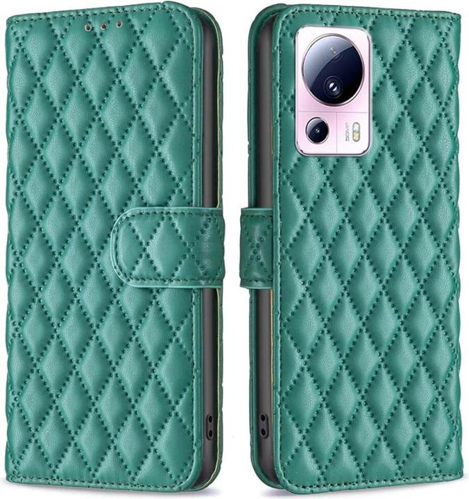 Binfen Color Xiaomi 13 Lite - BINFEN Leather Case Cover green (Xiaomi 13 Lite)
