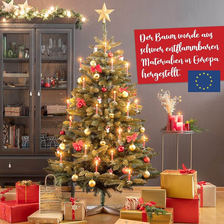 Image du produit Jamb Sapin de Noël 220cm FSC Neige (220 cm)