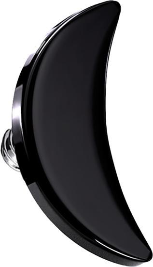 Image du produit Star Piercing Dermal Anchor Lune noir (sans laiton, Acier chirurgical 316L)
