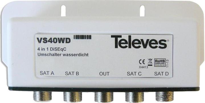 Image du produit Televes VS40WD Kabelspalter oder -kombinator Kabelkombinierer