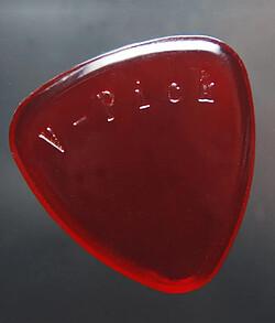 Actual product image V-Picks V-Pick Freakishly Lrg Round Pick rubyred (3 mm)