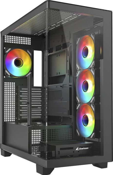Produktbild Sharkoon PC-Gehäuse ELITE SHARK CA500 Schwarz, Unterstützte (ATX, mATX, Mini-ITX)