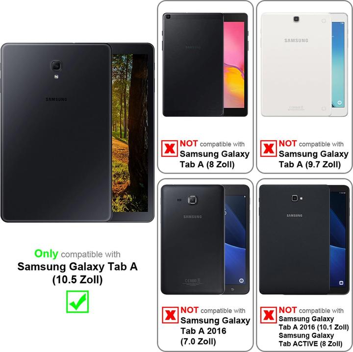 Immagine prodotto Cadorabo Copertina del libro per tablet (Galaxy Tab A 10.5)