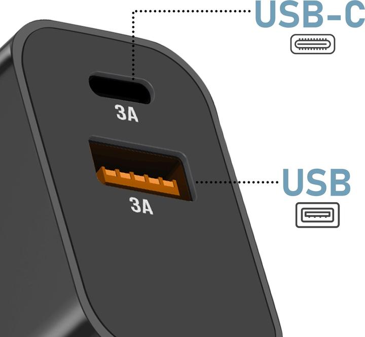 Image du produit Akashi USB-C + USB (15 W)