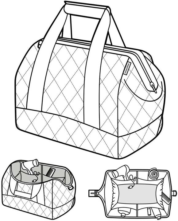 Actual product image reisenthel Shoulder Bag Allrounder M Rhombus midnight