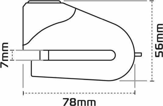 Produktbild Oxford Quartz XD10 disc lock
