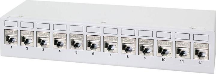 Produktbild LogiLink Patch Panel 12 Port mit 12 Cat.6A Keystone Modulen