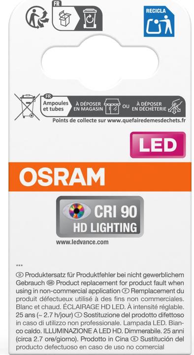 Actual product image Osram LED Leuchtmittel LED SUPERSTAR MR16 12 V 3.4W 927 GU5.3 Dimmbar Warm weiss 4099854457012 (GU5.3, 345 lm, 1x)
