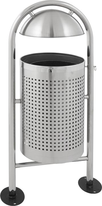 kaiserkraft Waste collector with rain cover (27 l)
