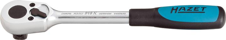Produktbild HAZET Umschaltknarre ∙ kurz 916K ∙ Vierkant 12,5 mm (1/2 Zoll) (1/2")