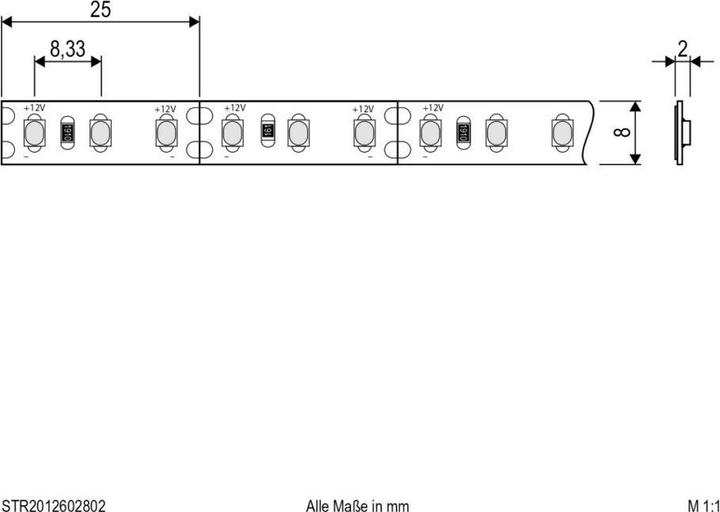 Produktbild EVN LED-Lichtband (Weiss, 500 cm, Indoor)