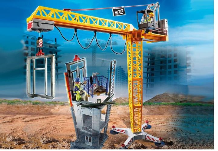 Immagine prodotto Playmobil Gru edili RC con componente (70441, Playmobil Città d'azione)