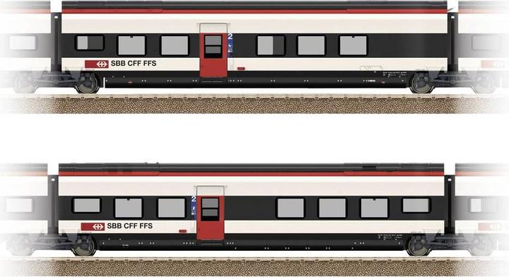 Trix H0 23282 H0 Supplementary set 2 for Giruno of the SBB D(B9) 2.class and E(B8) 2.class (Track VI)