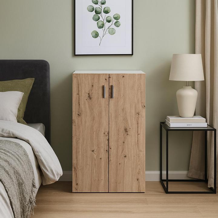 Image du produit HTI-Line Kommode Nina mit 3 Regalfächern (60 x 30.50 x 115 cm)