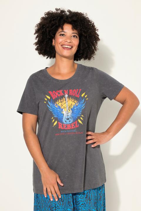 Immagine prodotto Angel of Style T-Shirt, oversized, Gitarren-Motiv, Halbarm (50)