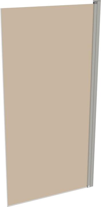 Actual product image Hüppe Design pure 4-corner movable side panel for swing door, width:100cm height:200cm, mounting left &amp (211 cm, 100 cm, 200 cm)