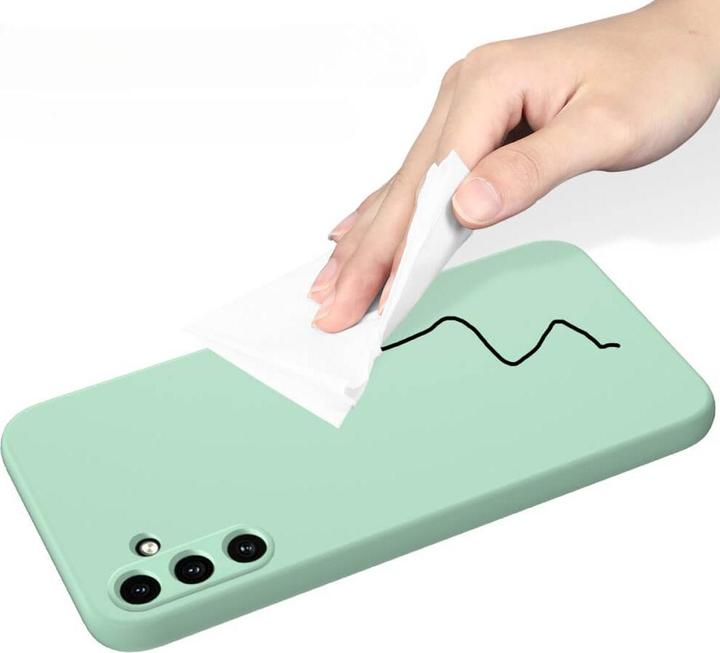 Produktbild Cover-Discount Galaxy A55 - Silikon Gummi Hülle grün (Samsung Galaxy A55)