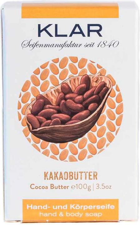 Produktbild Klar Kakaobutter Seife (Hartseife, 100 g)