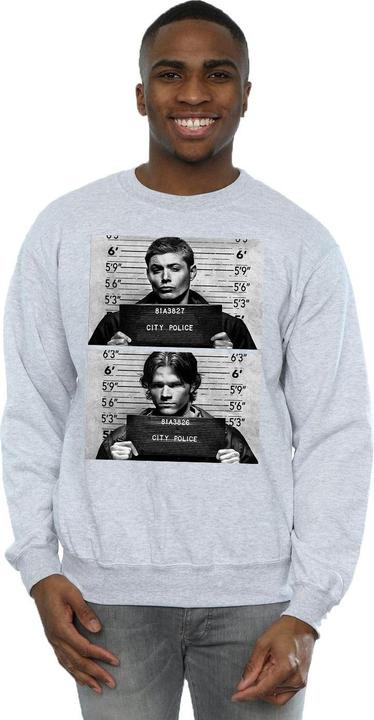 Immagine prodotto Supernatural Winchester Mugshots Felpa Uomo (XL)