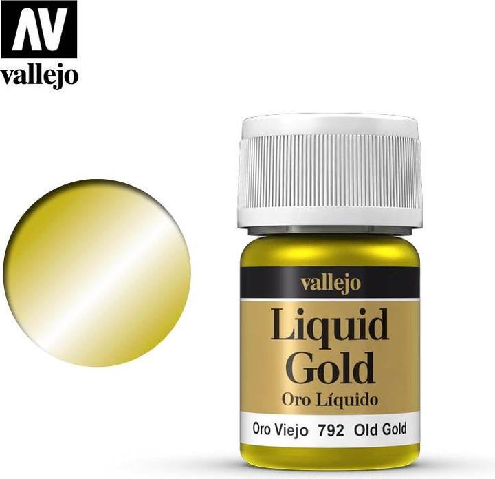 Actual product image Vallejo Liquid Gold - Old Gold (70,792)