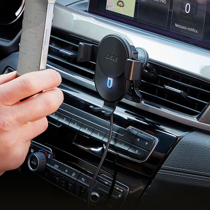 Produktbild SBS TESUPWIR10CLIPSTG Halterung Aktive Halterung Handy/Smartphone Schwarz