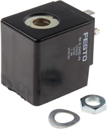 Actual product image Festo Solenoid Coil, 24 Vdc, 7.6W
