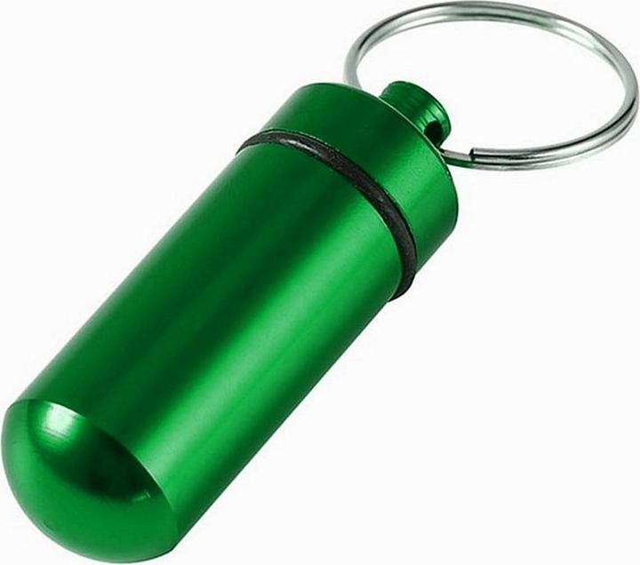 Actual product image Cbx Pill box with key ring