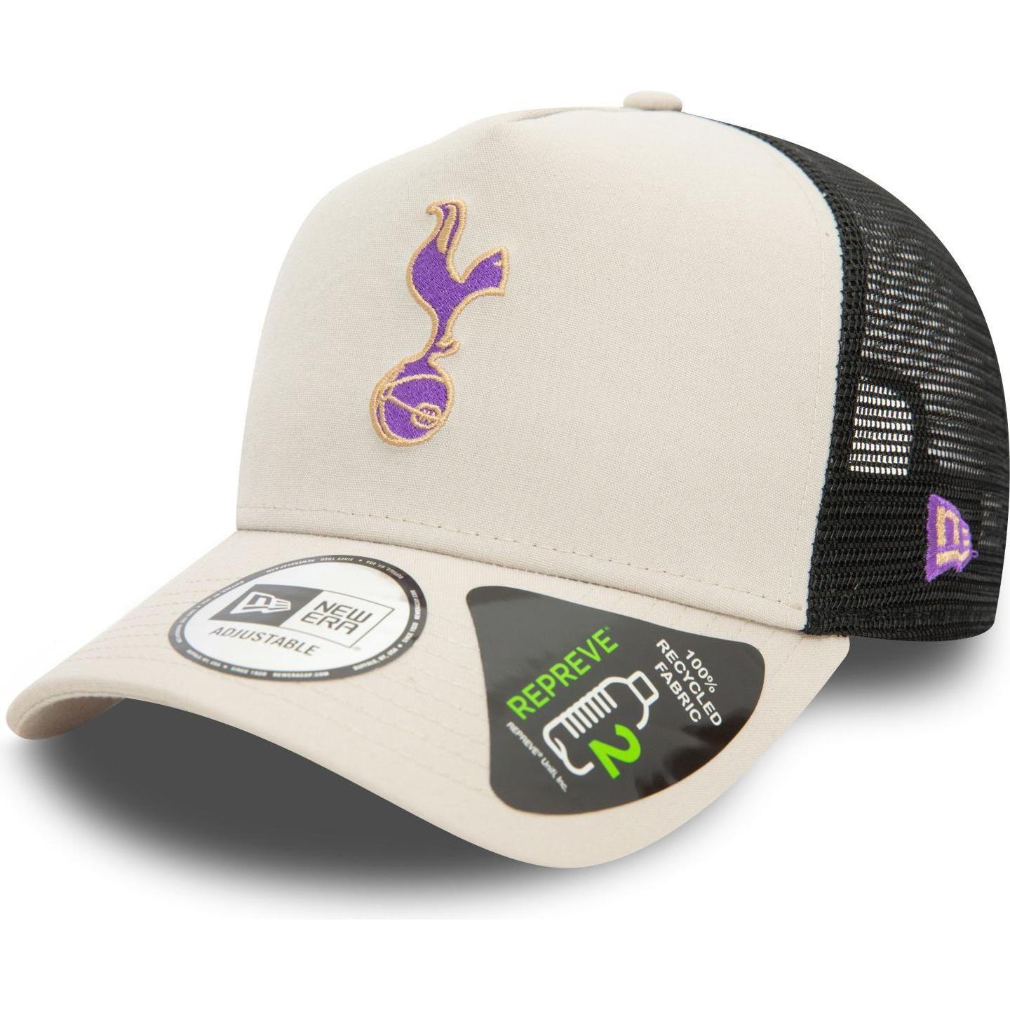 New Era, Herren, Cap, A-Frame Mesh Trucker Cap - Tottenham Hotspur stone, Beige
