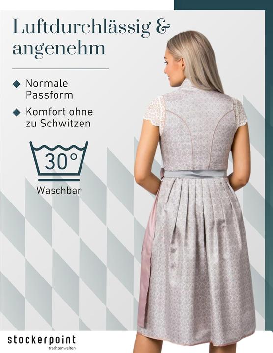 Image du produit Stockerpoint Dirndl Monroe, Oudroze, 46 (46)