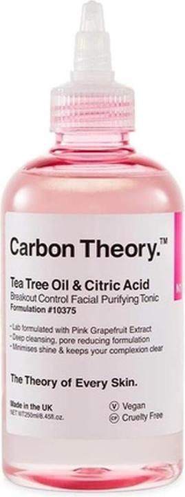 Produktbild Carbon Theory Tea Tree Oil and Citric Facial Tonic with Pink Grapefruit 250ml (Gesichtswasser, 250 ml)
