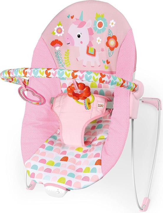 Immagine prodotto Bright Starts Sdraietta per bambini con vibrazioni rilassanti, Unicorno