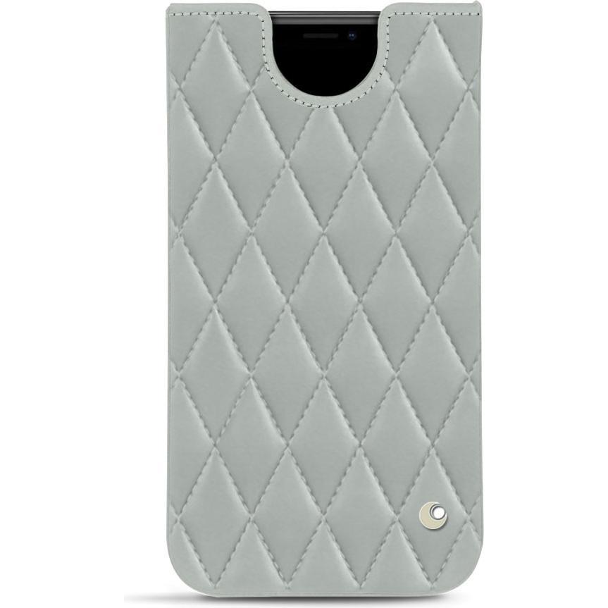 Noreve Lederschutzhülle (Apple iPhone 11 Pro), Smartphone Hülle, Grau