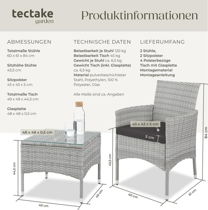 Actual product image tectake Lucerne
