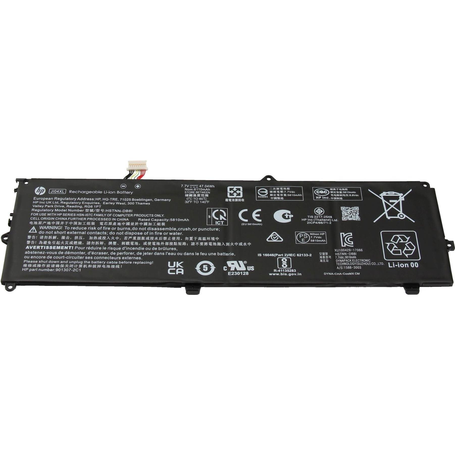 HP HSTNN-DB8I (4 Zellen, 6110 mAh), Notebook Akku