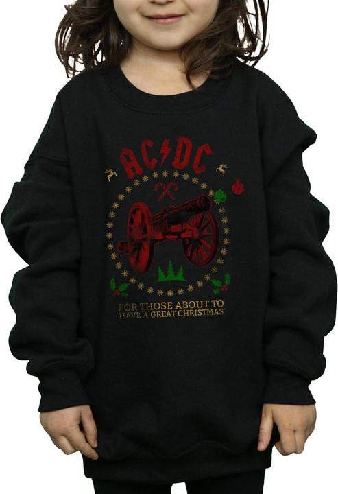 Produktbild AC/DC Christmas For Those Sweatshirt Mädchen (128)