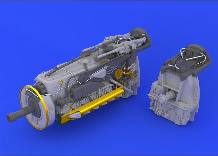 Actual product image Eduard Bf 109G-6 engine for Revell