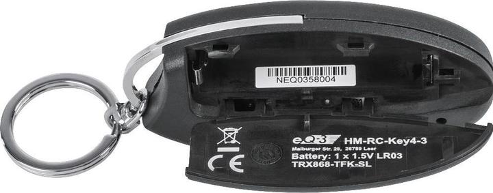 Actual product image HomeMatic Radio hand-held transmitter 4 buttons KeyMatic