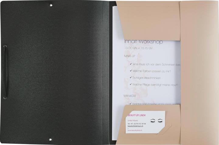 Produktbild Kolma Gummizugmappe Bliss A4 opak gold (A4, 1 x)