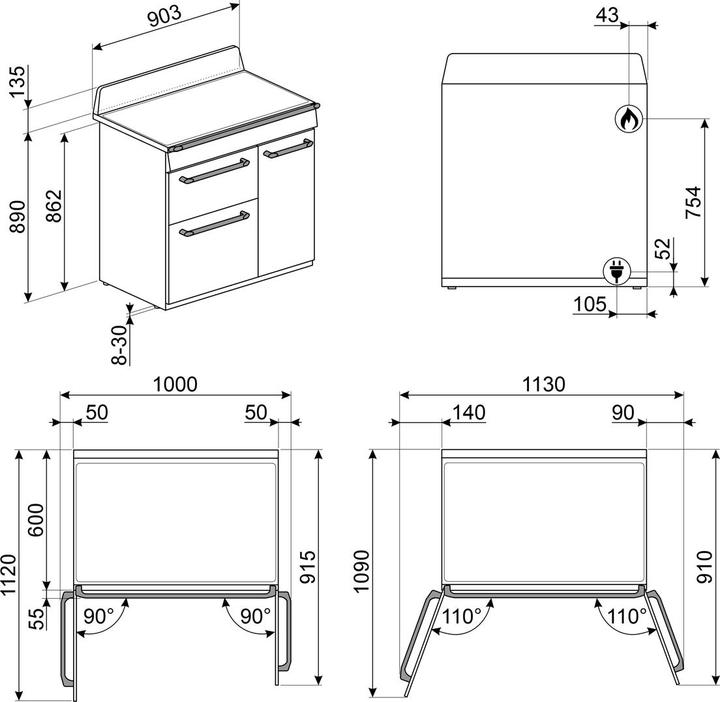 Actual product image Smeg Standherd Victoria