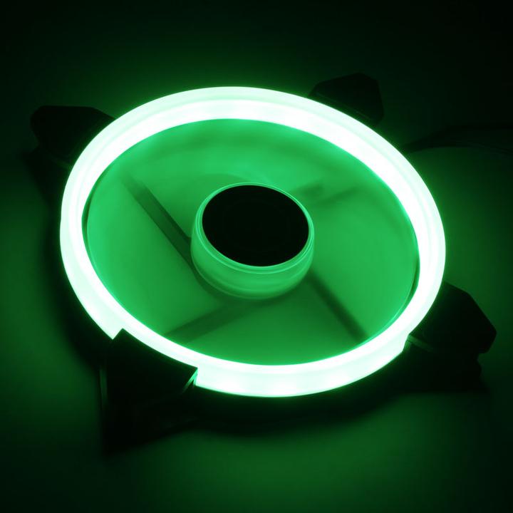 Produktbild Raijintek IRIS 14 Rainbow RGB LED-Lüfter, 2er Set inkl. Controller (140 mm, 2 x)