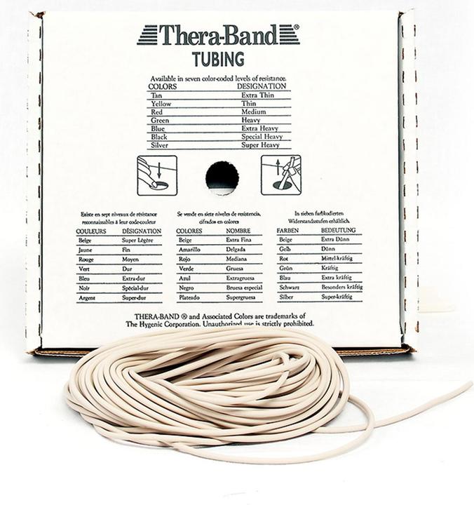 Produktbild TheraBand Tubing beige extradünn 30.5m (1 Stk) (30.50 m, Extra Leicht)