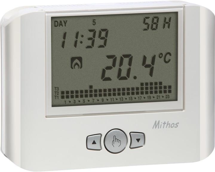 Actual product image Vemer Week-chronothermostaat + hygrostaat Mithos H, werkt op batterijen, wit