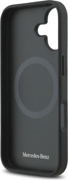 Immagine prodotto Mercedes Leather Star Pattern Stripes MagSafe Case for iPhone 17 Black (Apple iPhone 17)